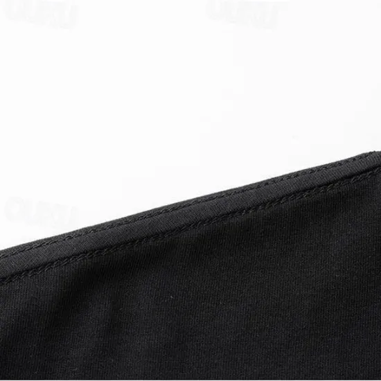 Online OUKU Men's Tank Top Vest Top Undershirt Sleeveless Shirt Sleeveless Crewneck Summer Plain Fashion Designer Vacation Street Going out Black White Khaki Top Tee for Men