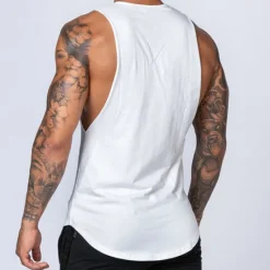 Clearance OUKU Men's Tank Top Vest Top Undershirt Sleeveless Crew Neck Summer Plain Stylish Classic Muscle Vacation Sport Daily Black White Wine Top Tee for Men