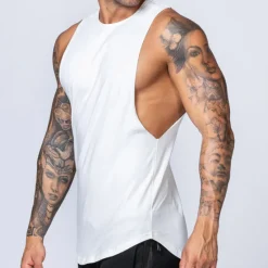 Clearance OUKU Men's Tank Top Vest Top Undershirt Sleeveless Crew Neck Summer Plain Stylish Classic Muscle Vacation Sport Daily Black White Wine Top Tee for Men