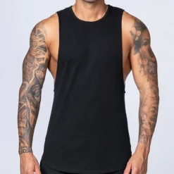 Clearance OUKU Men's Tank Top Vest Top Undershirt Sleeveless Crew Neck Summer Plain Stylish Classic Muscle Vacation Sport Daily Black White Wine Top Tee for Men