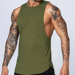 Clearance OUKU Men's Tank Top Vest Top Undershirt Sleeveless Crew Neck Summer Plain Stylish Classic Muscle Vacation Sport Daily Black White Wine Top Tee for Men