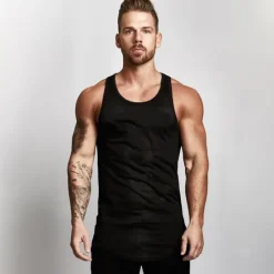 Outlet OUKU Men's Tank Top Vest Top Undershirt Sleeveless Shirt Sleeveless Crew Neck Summer Solid Color Sports Fashion Lightweight Vacation Casual Daily Black White Red Top Tee for Men