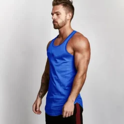 Outlet OUKU Men's Tank Top Vest Top Undershirt Sleeveless Shirt Sleeveless Crew Neck Summer Solid Color Sports Fashion Lightweight Vacation Casual Daily Black White Red Top Tee for Men
