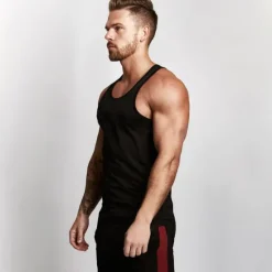 Outlet OUKU Men's Tank Top Vest Top Undershirt Sleeveless Shirt Sleeveless Crew Neck Summer Solid Color Sports Fashion Lightweight Vacation Casual Daily Black White Red Top Tee for Men