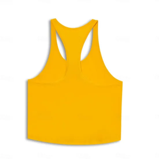 Online OUKU Men's Tank Top Vest Top Undershirt Sleeveless Shirt Sleeveless Crew Neck Summer Solid Color Simple Casual Comfortable Vacation Street Daily Black White Yellow Top Tee for Men
