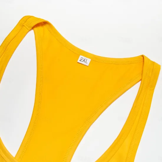 Online OUKU Men's Tank Top Vest Top Undershirt Sleeveless Shirt Sleeveless Crew Neck Summer Solid Color Simple Casual Comfortable Vacation Street Daily Black White Yellow Top Tee for Men