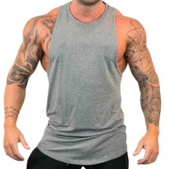 Best OUKU Men's Tank Top Vest Top Undershirt Sleeveless Crew Neck Summer Plain Fashion Muscle Workout Vacation Sport Daily Black White Blue Top Tee for Men