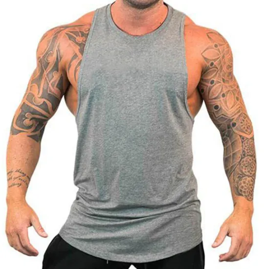 Best OUKU Men's Tank Top Vest Top Undershirt Sleeveless Crew Neck Summer Plain Fashion Muscle Workout Vacation Sport Daily Black White Blue Top Tee for Men