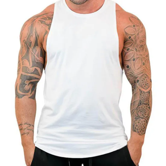 Best OUKU Men's Tank Top Vest Top Undershirt Sleeveless Crew Neck Summer Plain Fashion Muscle Workout Vacation Sport Daily Black White Blue Top Tee for Men