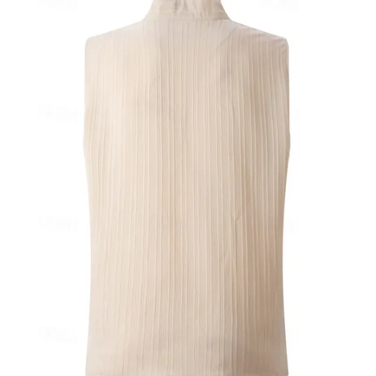 OUKU Men's Tank Top Vest Top Undershirt Sleeveless Shirt Sleeveless Standing Collar Summer Plain Fashion Designer Vacation Street Going out Black White Red Top Tee for Men