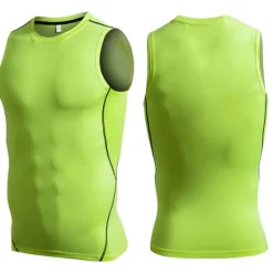Discount OUKU Men's Tank Top Vest Top Undershirt Sleeveless Shirt Sleeveless Crew Neck Summer Plain Fashion Soak Off Muscle Outdoor Going out Gym Black White Red Top Tee for Men