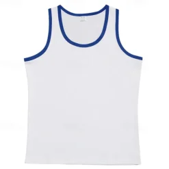 OUKU Men's Tank Top Vest Top Undershirt Sleeveless Shirt Sleeveless Crew Neck Summer Plain Fashion Designer Muscle Outdoor Going out Gym Black White Red Top Tee for Men