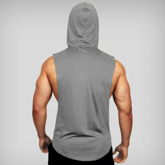 Online OUKU Men's Tank Top Vest Top Undershirt Sleeveless Hoodie Sleeveless Hooded Summer Plain Fashion Classic Casual Vacation Sport Daily Black White Red Top Tee for Men