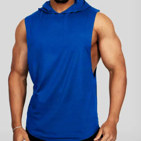 Online OUKU Men's Tank Top Vest Top Undershirt Sleeveless Hoodie Sleeveless Hooded Summer Plain Fashion Classic Casual Vacation Sport Daily Black White Red Top Tee for Men