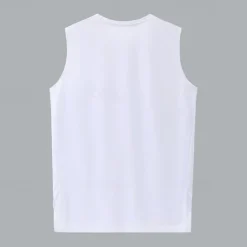 Online OUKU Men's Tank Top Vest Top Undershirt Sleeveless Shirt Sleeveless Crewneck Summer Plain Fashion Designer Vacation Street Going out White Light Green Pink Top Tee for Men