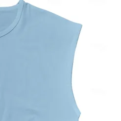 Best OUKU Men's Tank Top Vest Top Undershirt Sleeveless Shirt Sleeveless Crewneck Spring & Summer Plain Fashion Designer Vacation Street Going out Black White Red Top Tee for Men