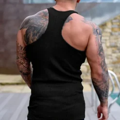Sale OUKU Men's Tank Top Vest Top Undershirt Sleeveless Shirt Sleeveless U Neck Summer Plain Fashion Designer Basic Vacation Street Going out Black White Top Tee for Men