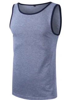 Clearance OUKU Men's Tank Top Vest Top Undershirt Sleeveless Shirt Sleeveless Crew Neck Summer Plain Fashion Streetwear Muscle Sports & Outdoor Athleisure Gym White Army Green Coffee Top Tee for Men