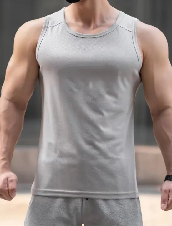 Clearance OUKU Men's Tank Top Vest Top Undershirt Sleeveless Shirt Sleeveless Crew Neck Summer Plain Fashion Sport Muscle Outdoor Going out Gym White Pink Royal Blue Top Tee for Men