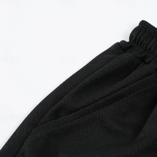 Outlet OUKU Men's Tank Top Vest Top Vest T-shirt Suits Short Sleeve Crew Neck Summer Plain Fashion Casual 2 Piece Vacation Daily Wear Going out Black White Orange Top Tee for Men