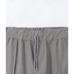 Outlet OUKU Men's Tapered pants Trousers Casual Pants Pocket Drawstring Elastic Waist Plain Comfort Sports Outdoor Daily Fashion Casual ArmyGreen Black Micro-elastic