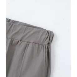 Outlet OUKU Men's Tapered pants Trousers Casual Pants Pocket Drawstring Elastic Waist Plain Comfort Sports Outdoor Daily Fashion Casual ArmyGreen Black Micro-elastic