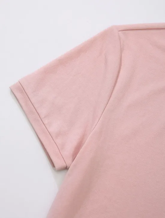 New OUKU Men's Tee & Drawstring Waist Shorts 2 Pieces Outfits Short Sleeves Crewneck Summer Striped Fashion Sport Casual 2 Piece Striped Trim Vacation Daily Wear Activewear Black Pink Khaki Top Tee for Men