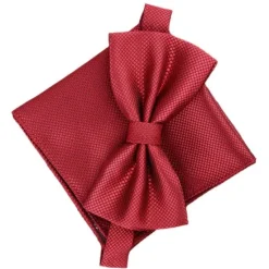 OUKU Men's Ties Bow Tie Neckties Stripes and Plaid Formal Evening Wedding Party Festival