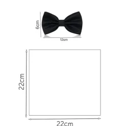 OUKU Men's Ties Bow Tie Neckties Stripes and Plaid Formal Evening Wedding Party Festival