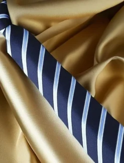 Hot OUKU Men's Ties Classic Stripes and Plaid Formal Evening Date Party & Evening