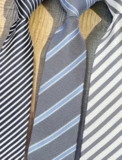 OUKU Men's Ties Classic Stripes and Plaid Formal Evening Date Party & Evening