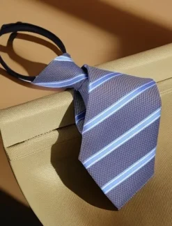 OUKU Men's Ties Classic Stripes and Plaid Formal Evening Date Party & Evening