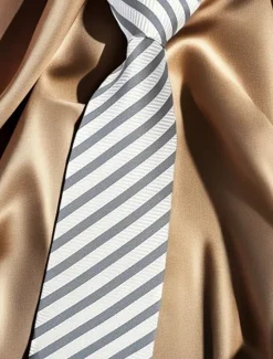 OUKU Men's Ties Classic Stripes and Plaid Formal Evening Date Party & Evening