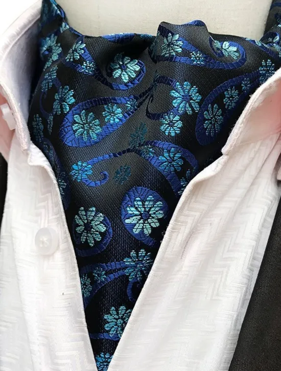 Discount OUKU Men's Ties Cravat Ascot Mixed Color Plaid / Striped / Chevron / Round Daily Wear Festival