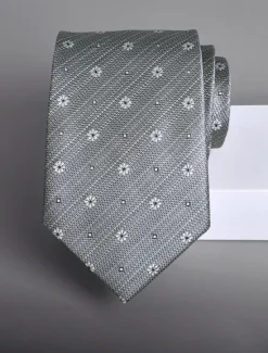 Online OUKU Men's Ties Neckties Classic Adjustable Print Print Wedding Birthday Party