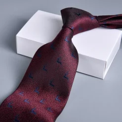 New OUKU Men's Ties Neckties Classic Print Print Wedding Birthday Party