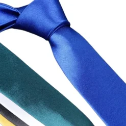New OUKU Men's Ties Neckties Solid / Plain Color Formal Evening Festival
