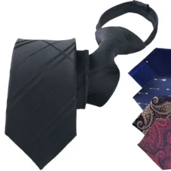 Clearance OUKU Men's Ties Neckties Stripes and Plaid Formal Evening Festival