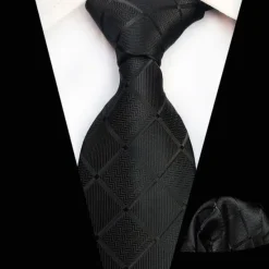 OUKU Men's Ties Neckties Work Print Formal Business