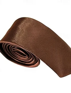 OUKU Men's Ties Neckties Work Wedding Gentleman Solid Colored Formal Business