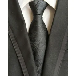 Best OUKU Men's Ties Neckties Work Wedding Gentleman Formal Style Modern Style Jacquard Fashion Jacquard Formal Business Formal Evening