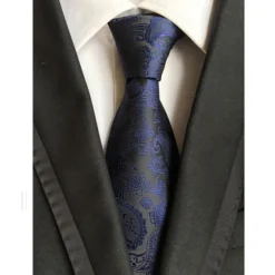 Best OUKU Men's Ties Neckties Work Wedding Gentleman Formal Style Modern Style Jacquard Fashion Jacquard Formal Business Formal Evening
