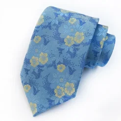 New OUKU Men's Ties Neckties Work Wedding Gentleman Jacquard Fashion Print Floral Formal Business