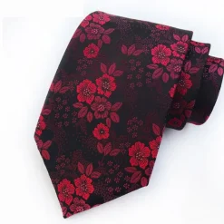 New OUKU Men's Ties Neckties Work Wedding Gentleman Jacquard Fashion Print Floral Formal Business