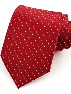OUKU Men's Ties Neckties Work Wedding Gentleman Striped Formal Business