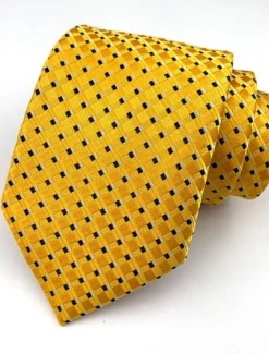 OUKU Men's Ties Neckties Work Wedding Gentleman Striped Formal Business