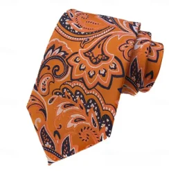 Outlet OUKU Men's Ties Neckties Work Wedding Gentleman Formal Style Modern Style Classic Fashion Jacquard Formal Business Formal Evening