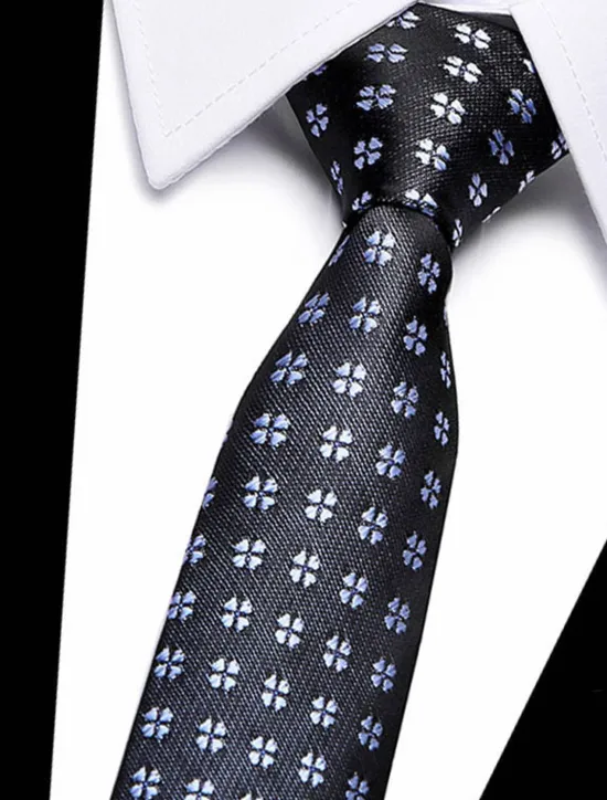 Online OUKU Men's Ties Pocket Square Cufflinks Sets Work Wedding Formal Style Classic Plaid Daily events