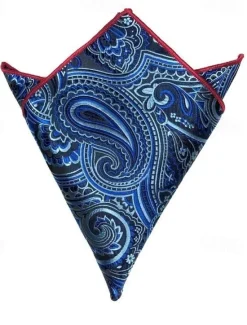 Outlet OUKU Men's Ties Pocket Squares Work Wedding Gentleman Jacquard