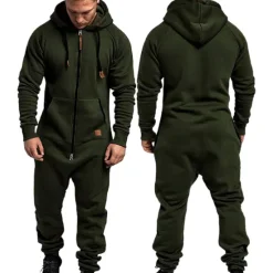 New OUKU Men's Tracksuit Jumpsuit Street Spring Long Sleeve Hooded Cotton Warm Breathable Soft Fitness Running Walking Sportswear Activewear Navy Dark Gray Wine
